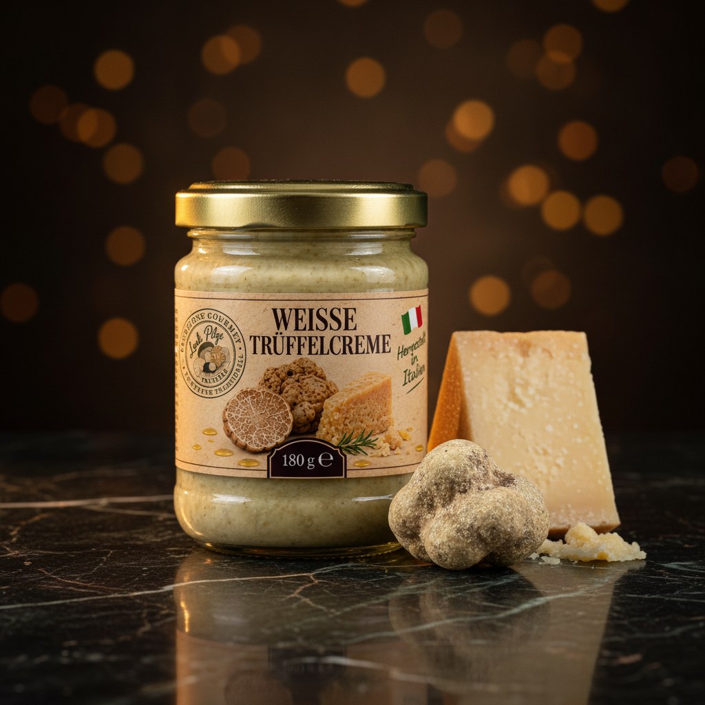 Weiße Trüffelcreme 180 g Luck Pilze