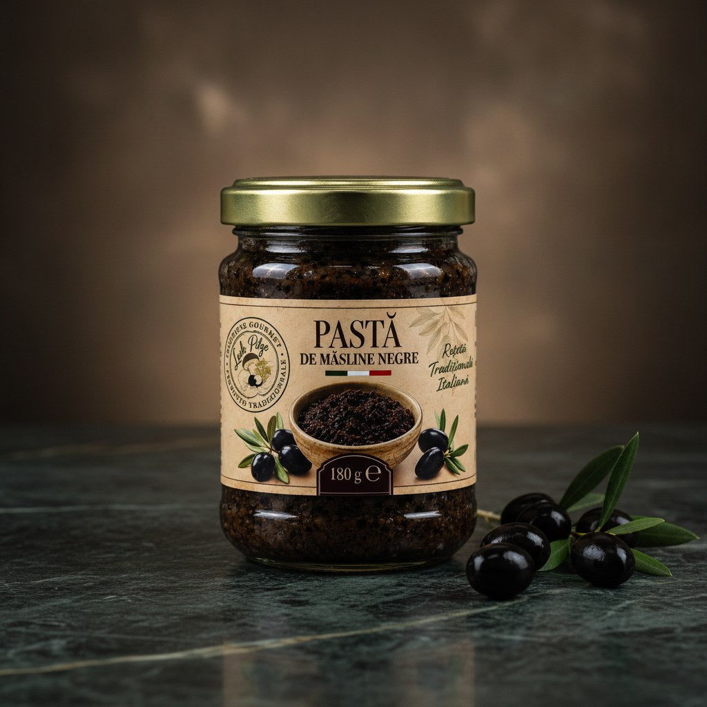 Schwarze Olivenpaste 180 g Luck Pilze